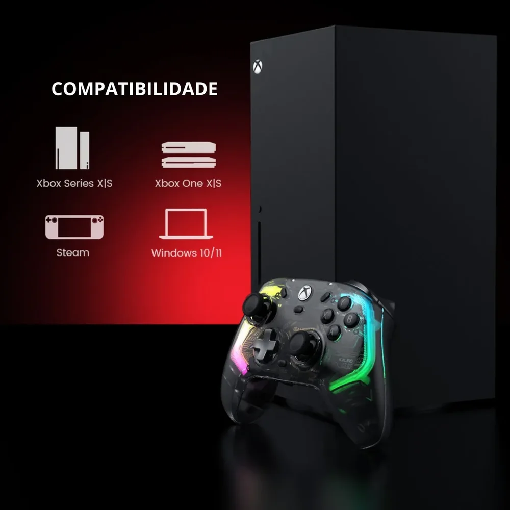 Imagem 4 de 5 do produto Controle Gamesir Kaleid K1 Wired Para XBOX E PC RGB Hall Effect