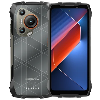 Smartphone Blackview BL7000, 5G, 256GB, 24GB RAM, Câmera 50MP, Tela  6.78", Bateria 7500mAh IP68, Preto