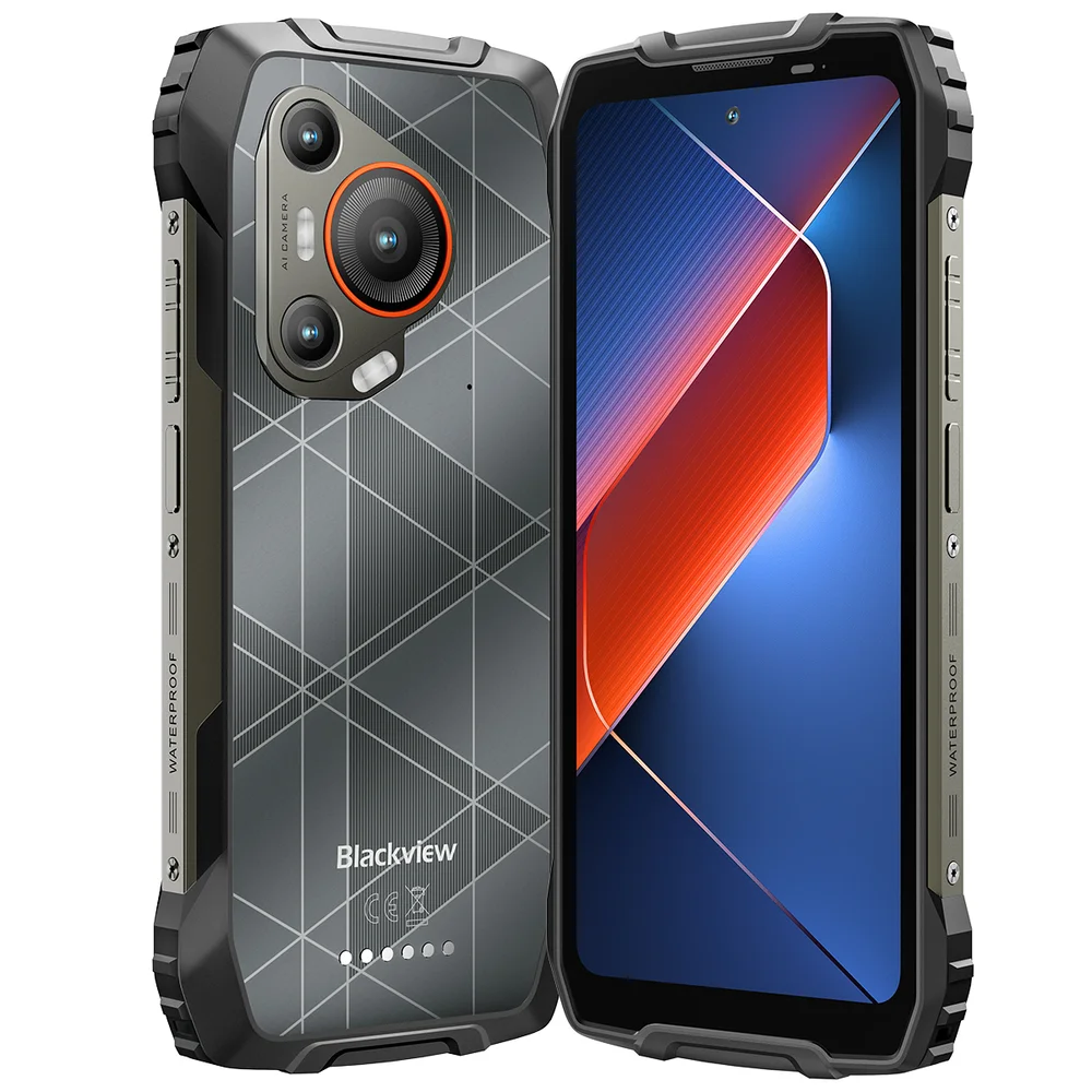 Imagem 2 de 5 do produto Smartphone Blackview BL7000, 5G, 256GB, 24GB RAM, Câmera 50MP, Tela  6.78", Bateria 7500mAh IP68, Preto