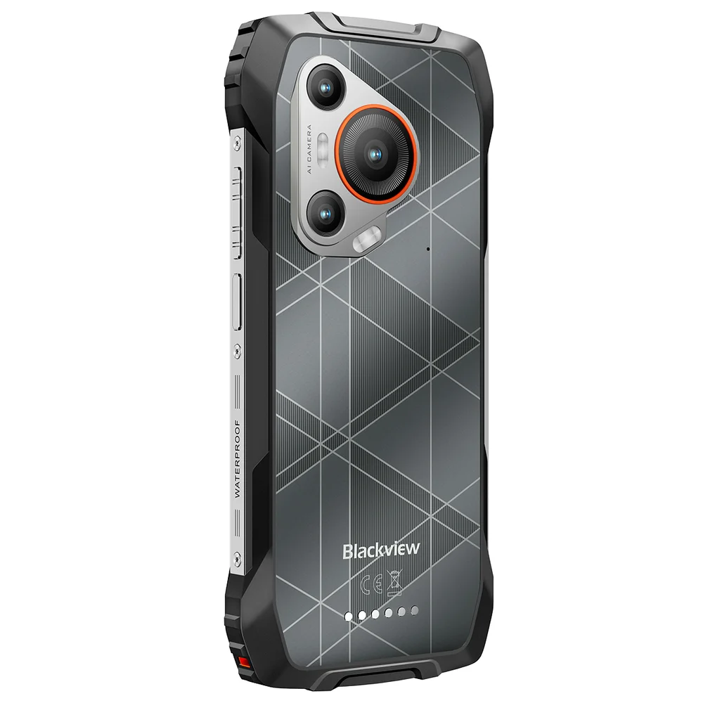 Imagem 3 de 5 do produto Smartphone Blackview BL7000, 5G, 256GB, 24GB RAM, Câmera 50MP, Tela  6.78", Bateria 7500mAh IP68, Preto