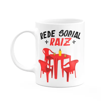 Caneca Brasil Brasilidades - Rede Social Raiz - 325ml