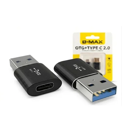 Adaptador Otg Usb-a Para Usb-c 2.0 B-max Bm-8647 Compacto Celular Notebook