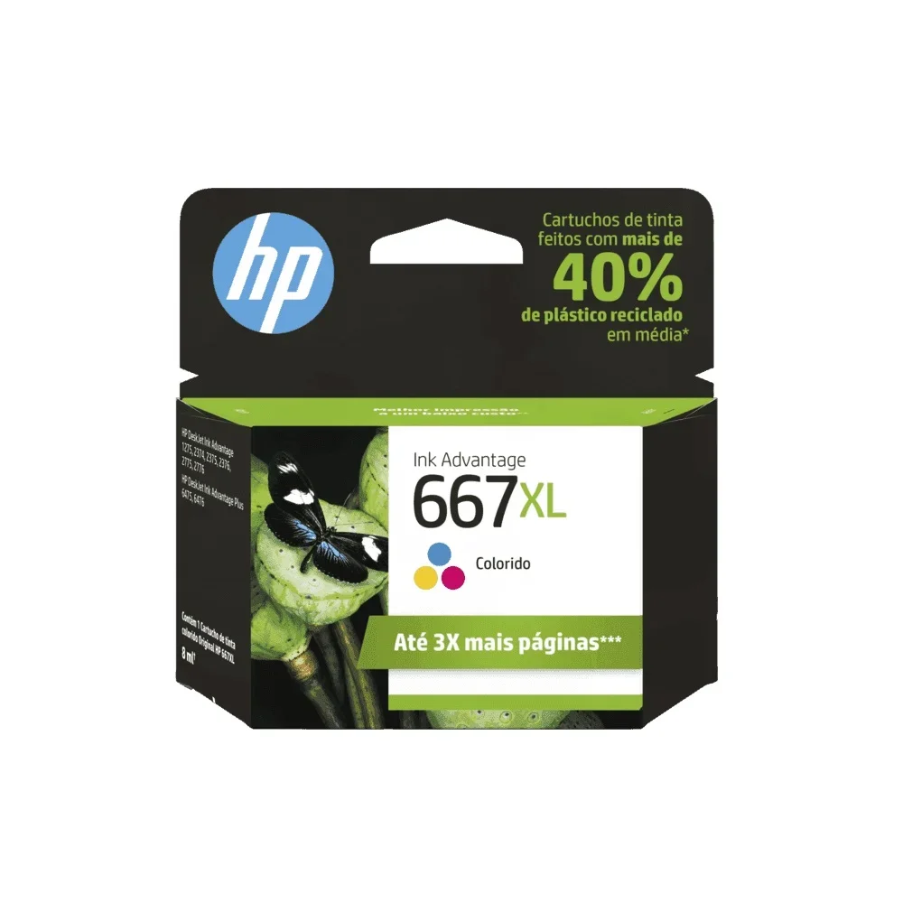 Cartucho Hp 667XL Color Original