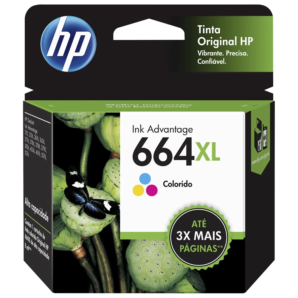 Cartucho HP 664XL Color 8ml