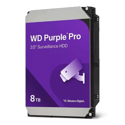 Hd 8tb Sata - 256mb Cache - WD Purple Pro Surveillance - Wd8002purp