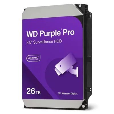 Hd 26tb Sata Iii - 7200rpm - 512mb Cache - WD Purple Pro Surveillance - Wd260purp