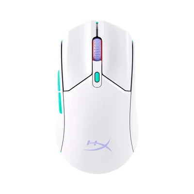 Mouse Gamer Sem Fio Hyperx Pulsefire Haste 2 Core - Bluetooth - 12.000 Dpi - RGB - Branco - 8r2e7aa