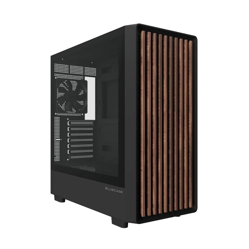 Gabinete Gamer Bluecase Eko - Vidro Temperado - 4 Coolers Inclusos - E-atx - Preto - Bg-061