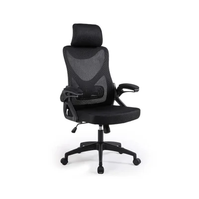 Cadeira De Escritório Get Flex Pro - Ergonômica - Suporte Lombar - Braço Retrátil - Preta - 72398