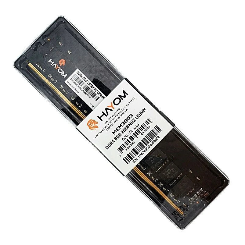 Memória Ram Ddr4 8GB 2666mhz Hayom