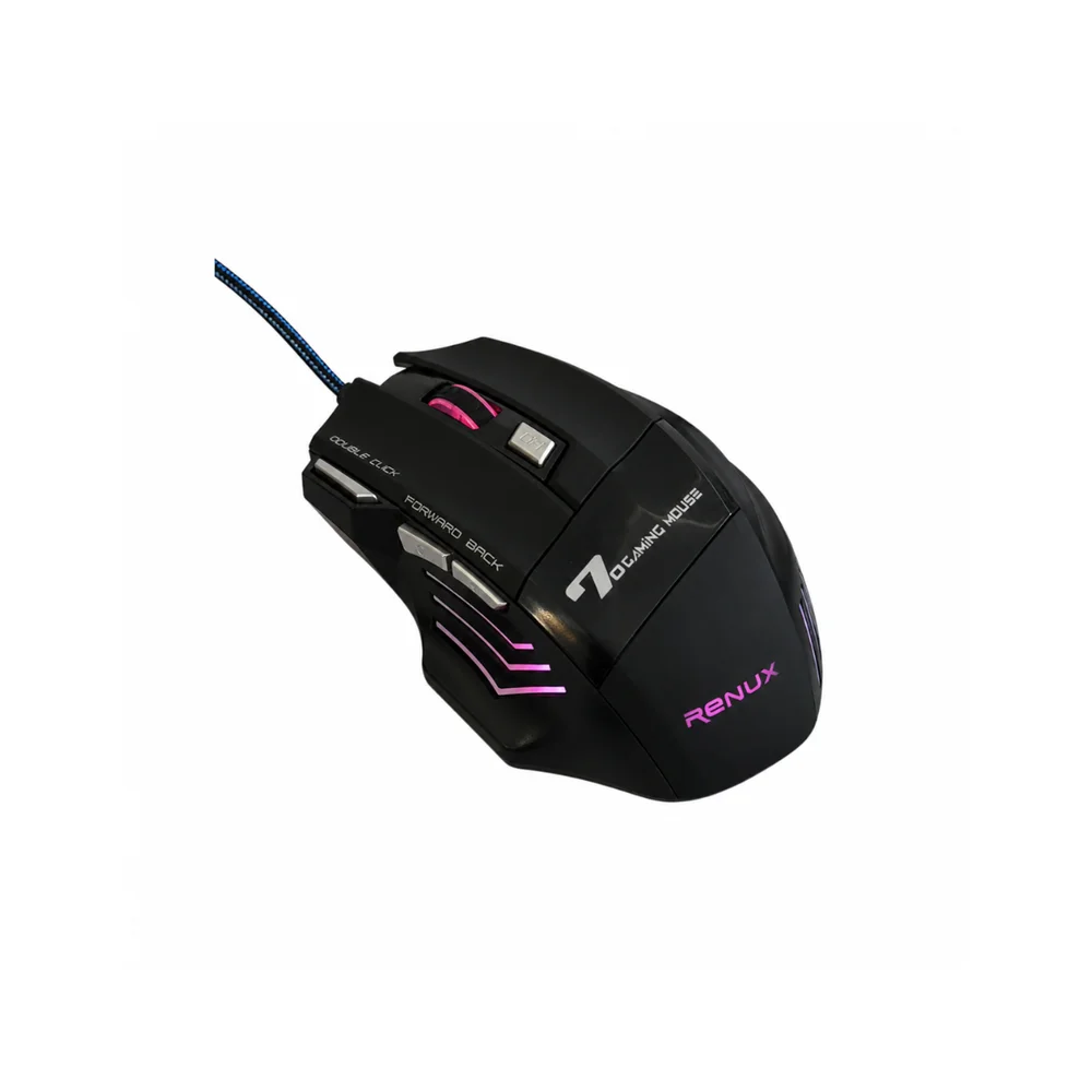 Imagem 2 de 5 do produto Mouse Gamer Renux Com Fio Usb 6000 Dpi 7 Botões Re-mou 526