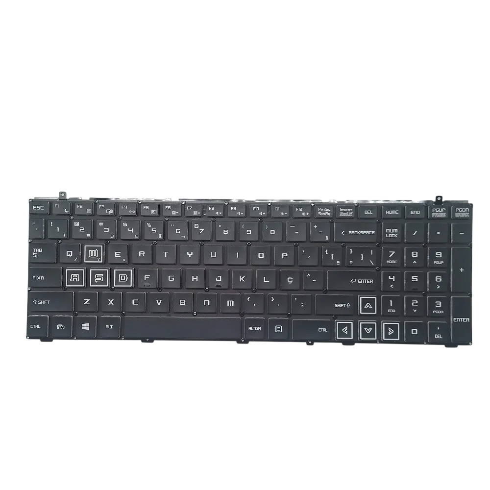 Teclado Para Avell C65 Muv, G1750 Muv    Br  RGB 21 Vias