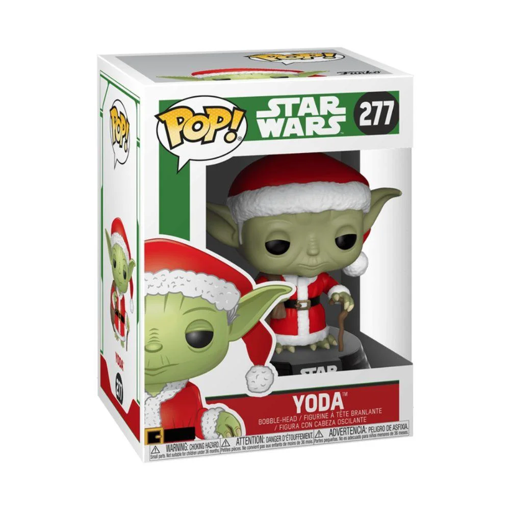 Imagem 3 de 3 do produto Boneco Funko Pop! Star Wars - Yoda Papai Noel