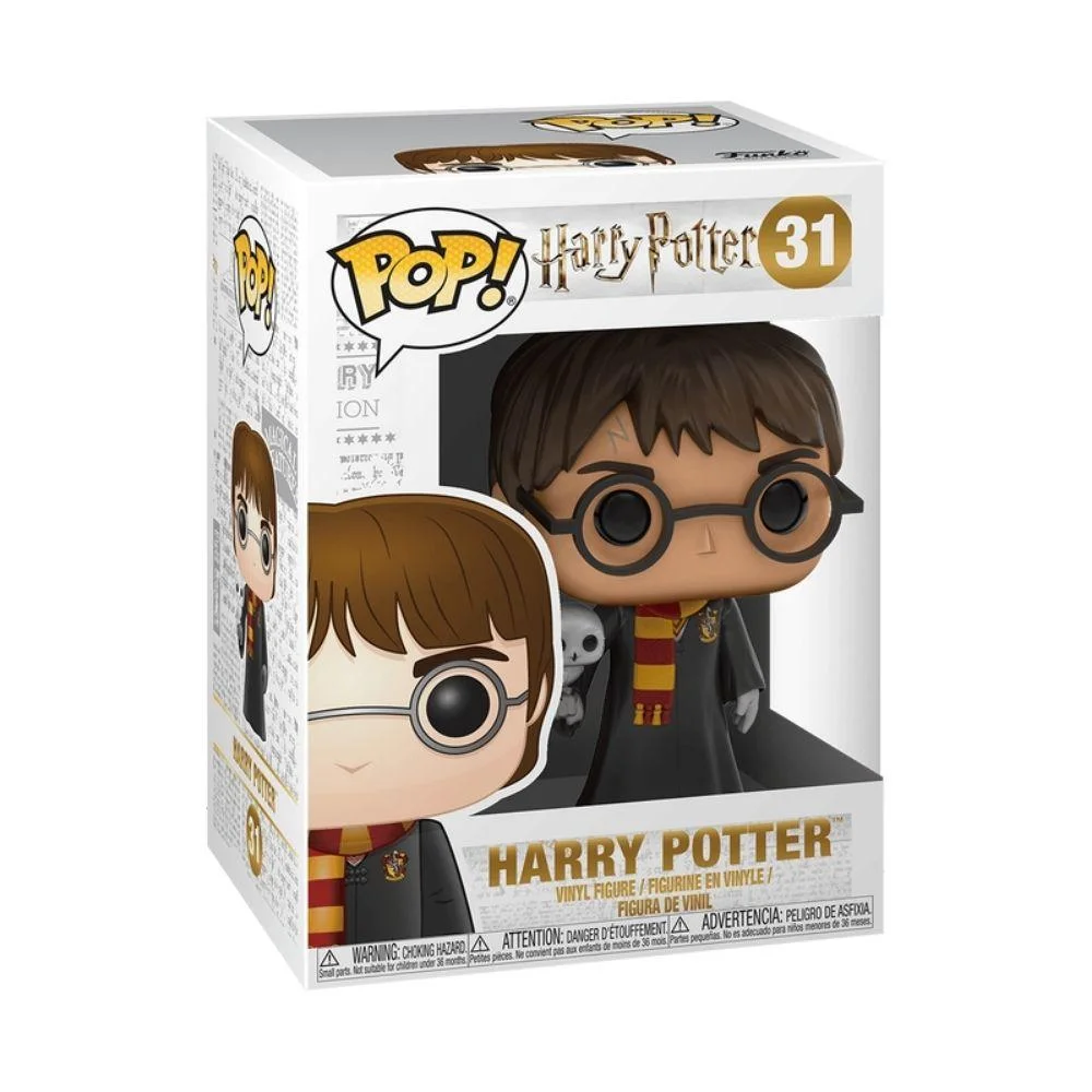 Imagem 3 de 3 do produto Boneco Funko Pop! Harry Potter - Harry Potter Com Edwiges