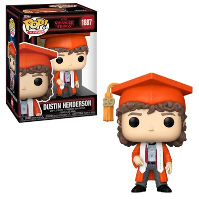 Boneco Funko Pop! Stranger Things T5 - Dustin Na Formatura