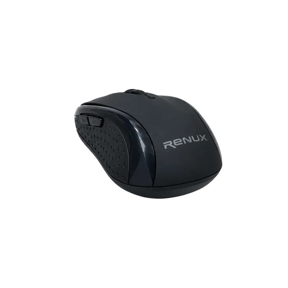 Imagem 2 de 4 do produto Mouse Ópticos Renux 528 Preto Ergonômico Sem Fio