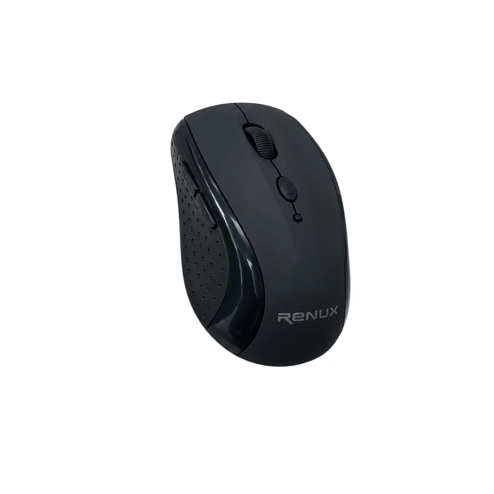 Imagem 3 de 4 do produto Mouse Ópticos Renux 528 Preto Ergonômico Sem Fio