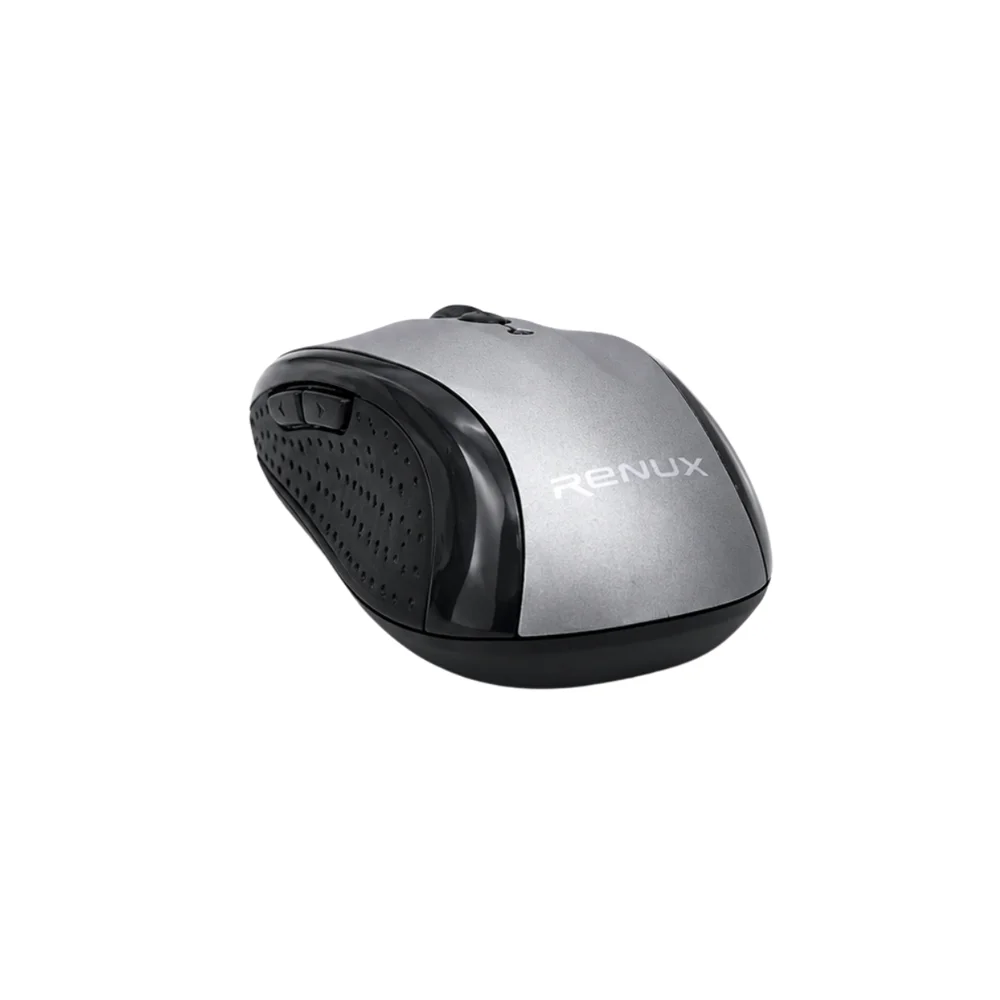 Imagem 2 de 4 do produto Mouse Ópticos Renux 528 Cinza Ergonômico Sem Fio