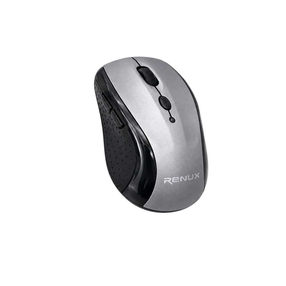 Imagem 3 de 4 do produto Mouse Ópticos Renux 528 Cinza Ergonômico Sem Fio
