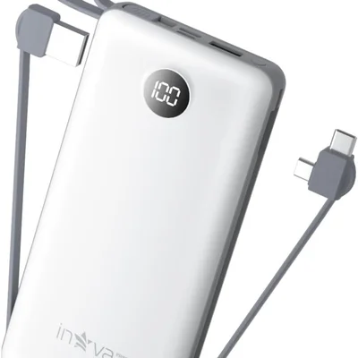 Carregador Portátil 20000mah Lightning Usb-c Micro-usb Inova