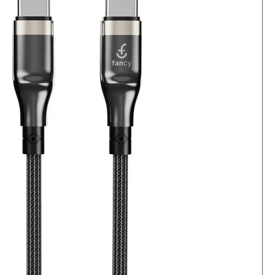 Cabo Carregador Nylon Trançado Ultra Rapido 65w 1 Metro Transferencia De Dados Compativel Com Iphone 15 16 17 Tablet Notebook Samsung Xiaomi Lg Motor