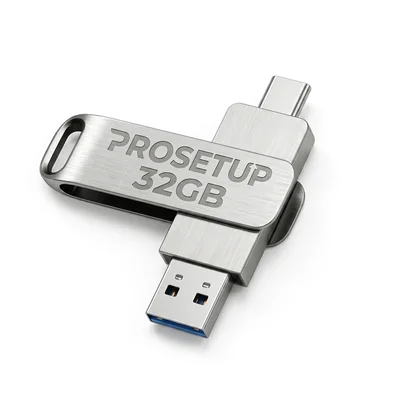 Pen Drive 32gb Prosetup Usb 2.0 + Usb-c Datatraveler Gen1 - Avanshare