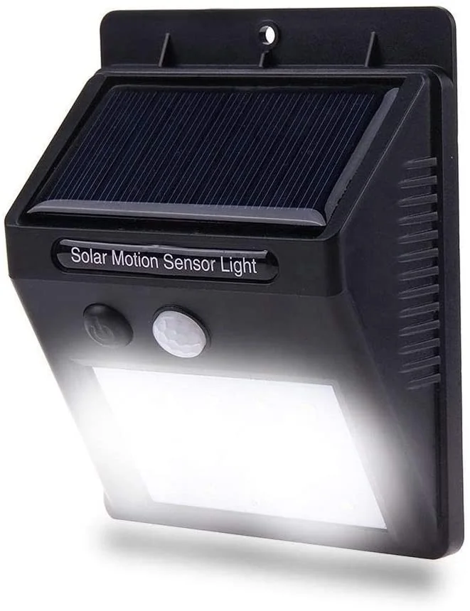 Imagem 2 de 5 do produto Luminária De LED Solar 20 LEDs Com Sensor De Presença
