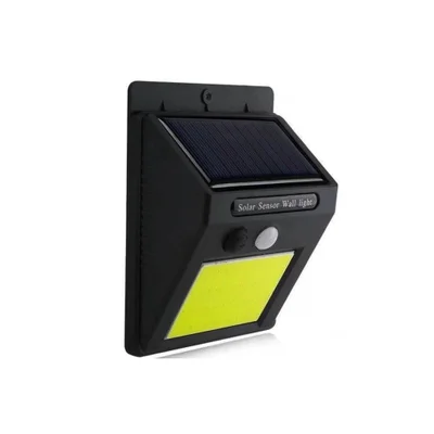 Luminária Solar Para Parede Com Sensor De Presença E Movimento Com LEDs