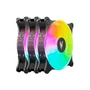 Kit 3 Coolers 120mm Lite - LED ARGB - Preto - Hi Level 3