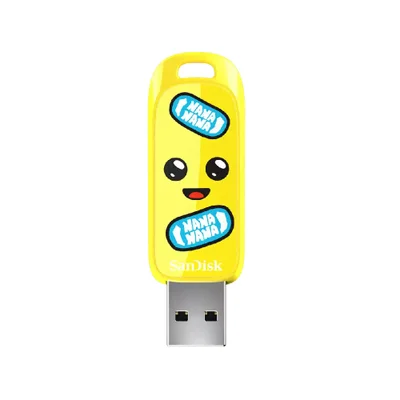 Pen Drive Sandisk Fortnite Peely Edition Usb 3.2 256gb Amarelo - Sdczif-256g-g46