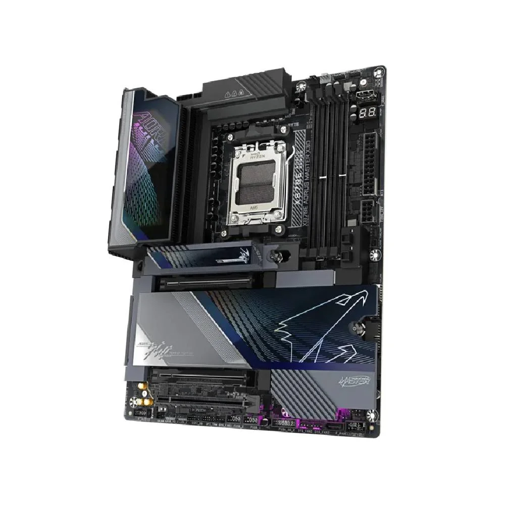 Placa Mãe Gigabyte X870e Aorus Master X3d Am5 4xDDR5 Chipset Amd X870e Atx 6