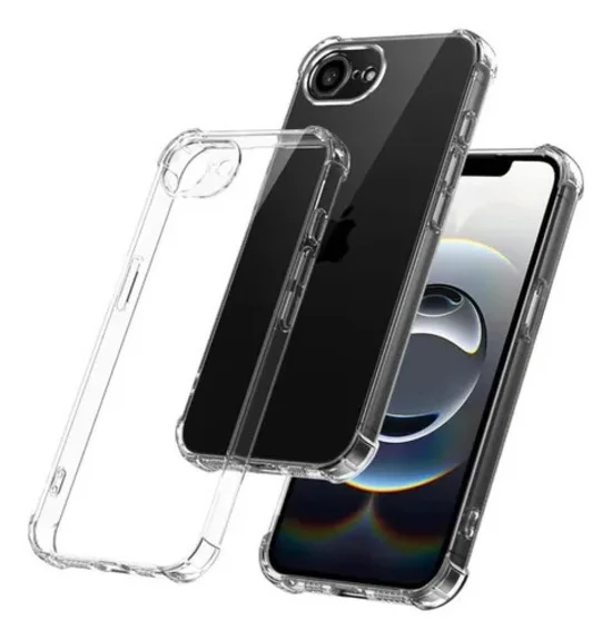 Imagem 5 de 5 do produto Capa Para Iphone 17e Anti Impactos Silicone Tpu Transparente