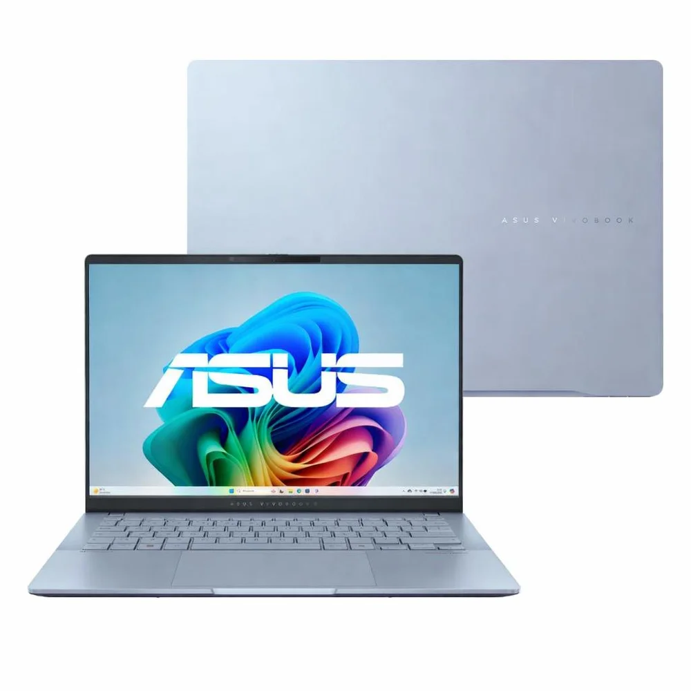 Notebook Asus Vivobook S 14 S5406sa Copilot+ PC Intel Core Ultra 7 256 V 16gb Ram 512gb SSD WINDOWS 11 Home 14" OLED Mist Blue Qd299w