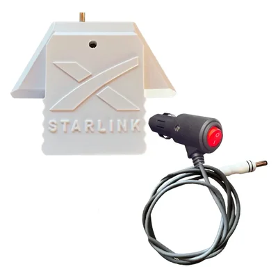 Conversor Starlink Mini 12V/24V Para 30V Encaixe Direto Cabo 2m