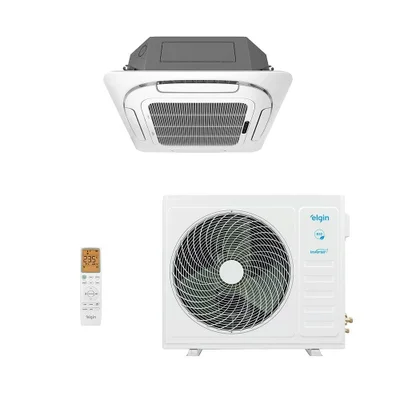 Ar Condicionado 36000 Btus Split Cassete 4 Vias Inverter Elgin Frio Wifi 220v