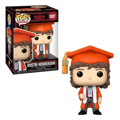 Funko Pop Tv Dustin Henderson 1887 Formatura Stranger Things Netflix