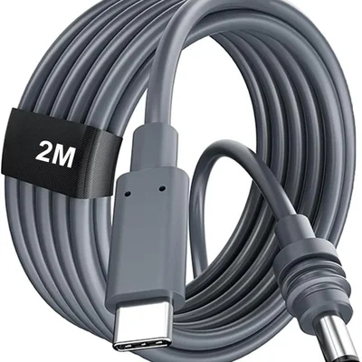 Cabo Para Carregar Starlinkk Mini Adaptador Dc Para Tipo C 3m 100w À Prova D'água Para Starlinkk Mini