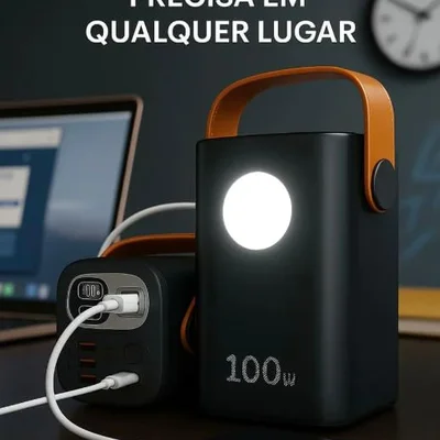 Power Bank Carregador Portátil 60.000mah 100w Para Starlinkk Mini, Notebook, Tablet E Smartphones