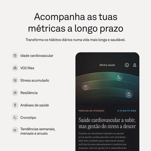 Imagem 4 de 5 do produto Anel Inteligente Smart Ring Oura Ring 5 Preto  Tamanho 8