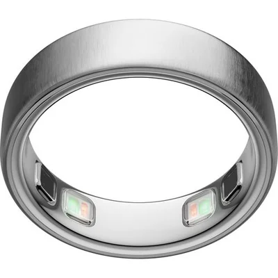 Smart Ring Oura Ring 5 - Brushed Silver - Tamanho 8