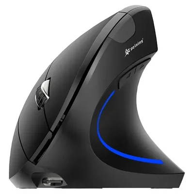 Mouse Vertical Ergonômico Sem Fio Laser Óptico