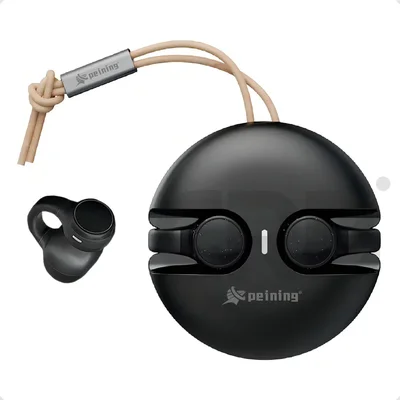 Fone De Ouvido Peining Sem Fio Tws Premium, Bluetooth 6.0, Graves Potentes, Microfone, Redução De Ruído Preto
