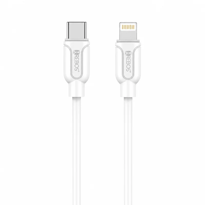 Cabo Turbo Hrebos Premium Horizonsync Cb-300i Usb-c Compativel Com Lightning Iphone Ios 1,2m | Carregamento Rápido