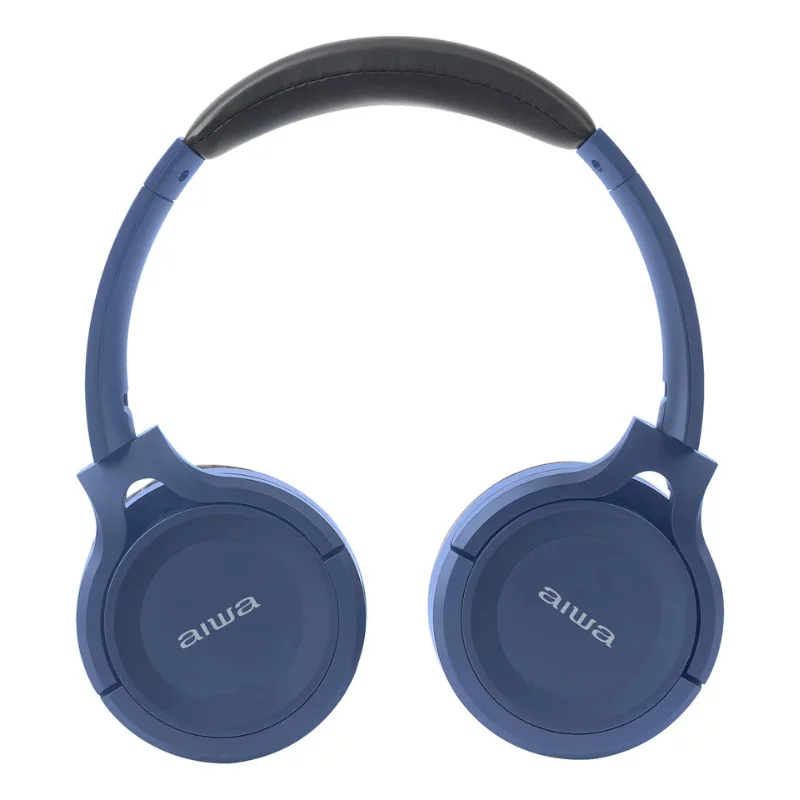 Imagem 3 de 5 do produto Fone De Ouvido Sem Fio Aiwa Awk17u Com Bluetooth E Microfone Azul Preto