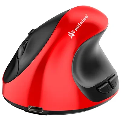 Mouse Ergonômico Vertical Recarregável Sem Fio, Bluetooth