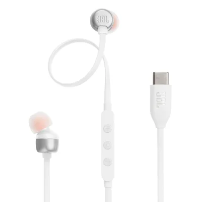 Fone De Ouvido Intra-auricular Jbl Tune 310c - Com Microfone - Conector Usb-c - Preto - Jblt310cblk