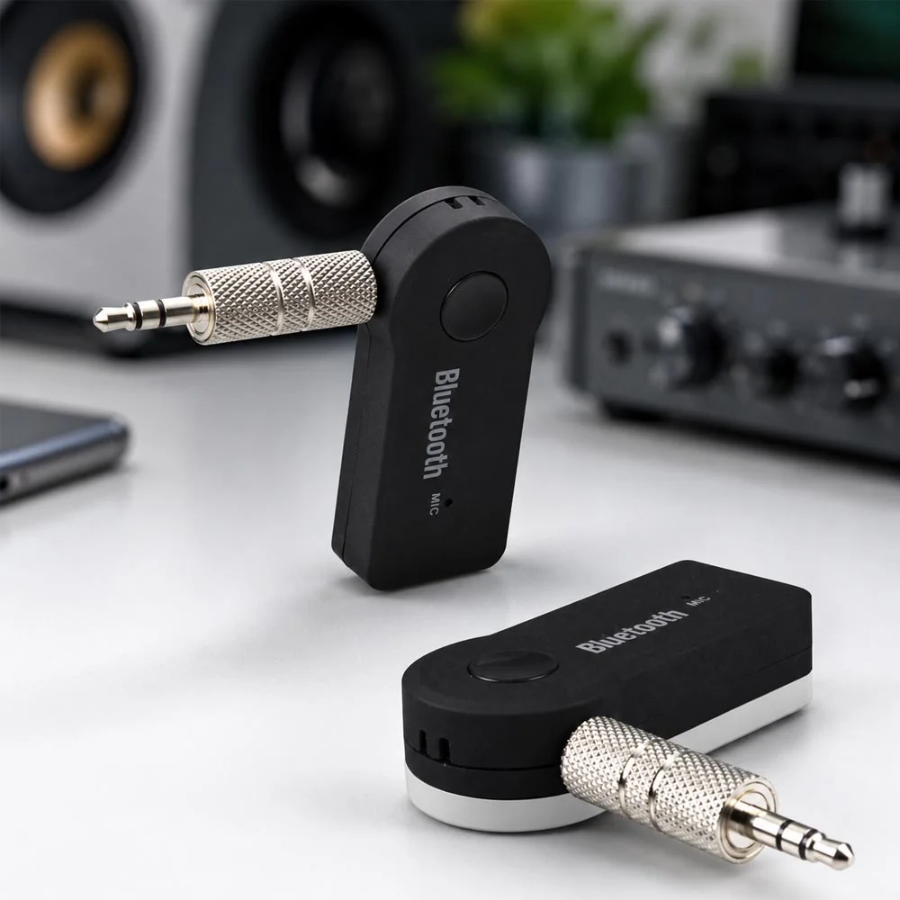 Imagem 3 de 5 do produto Receptor Bluetooth Adaptador Para Música P2