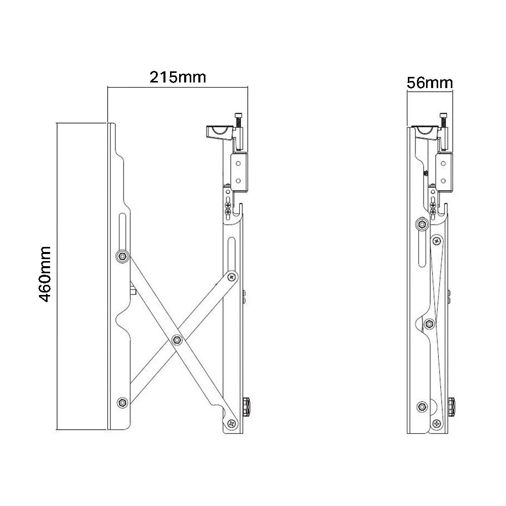 Imagem 3 de 5 do produto Suporte Para Videowall Tv 37 A 70 Pull-out Cs-46f-lvw02