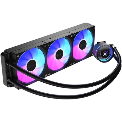 Water Cooler Kalkan Aura Lite 360, 360mm, ARGB, Intel-amd, Preto, Klk00099