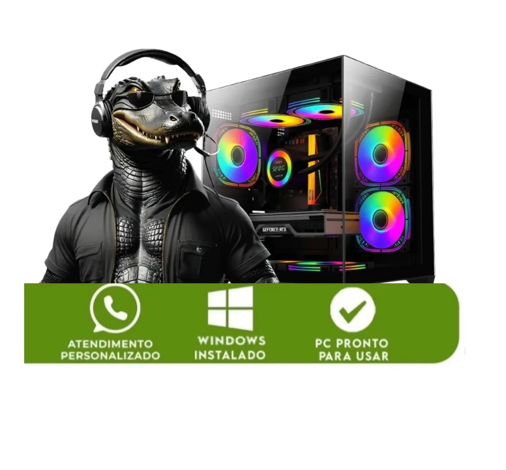 PC Gamer Arvex Intel Core i7 Radeon Rx 6600 Memoria 16gb SSD 480GB Fonte 500w 80 Plus PC Gamer Arvex Intel Core i7 Radeon Rx 6600 Memoria 16gb SSD 480GB Fonte 500w 80 Plus